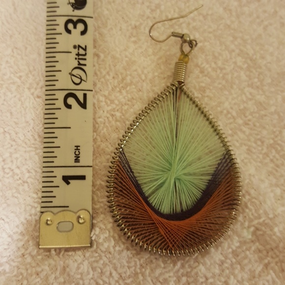 Threaded Earrings - Picture 2 of 2